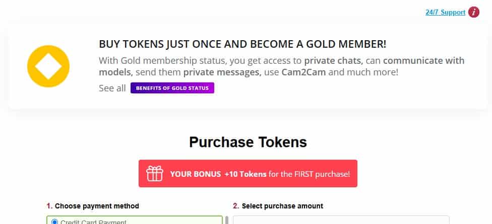 Buy Tokens