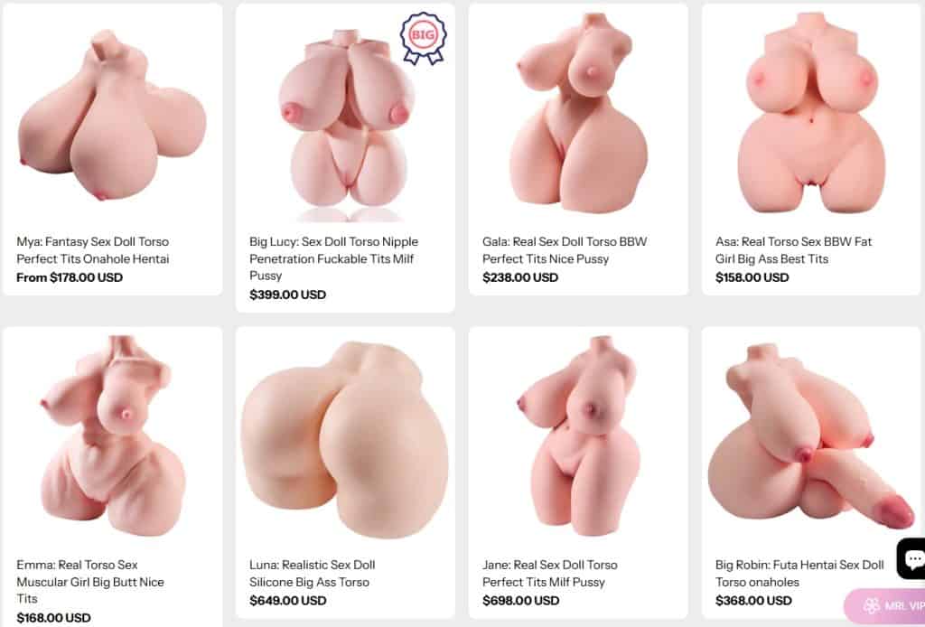 Torso Sex Dolls